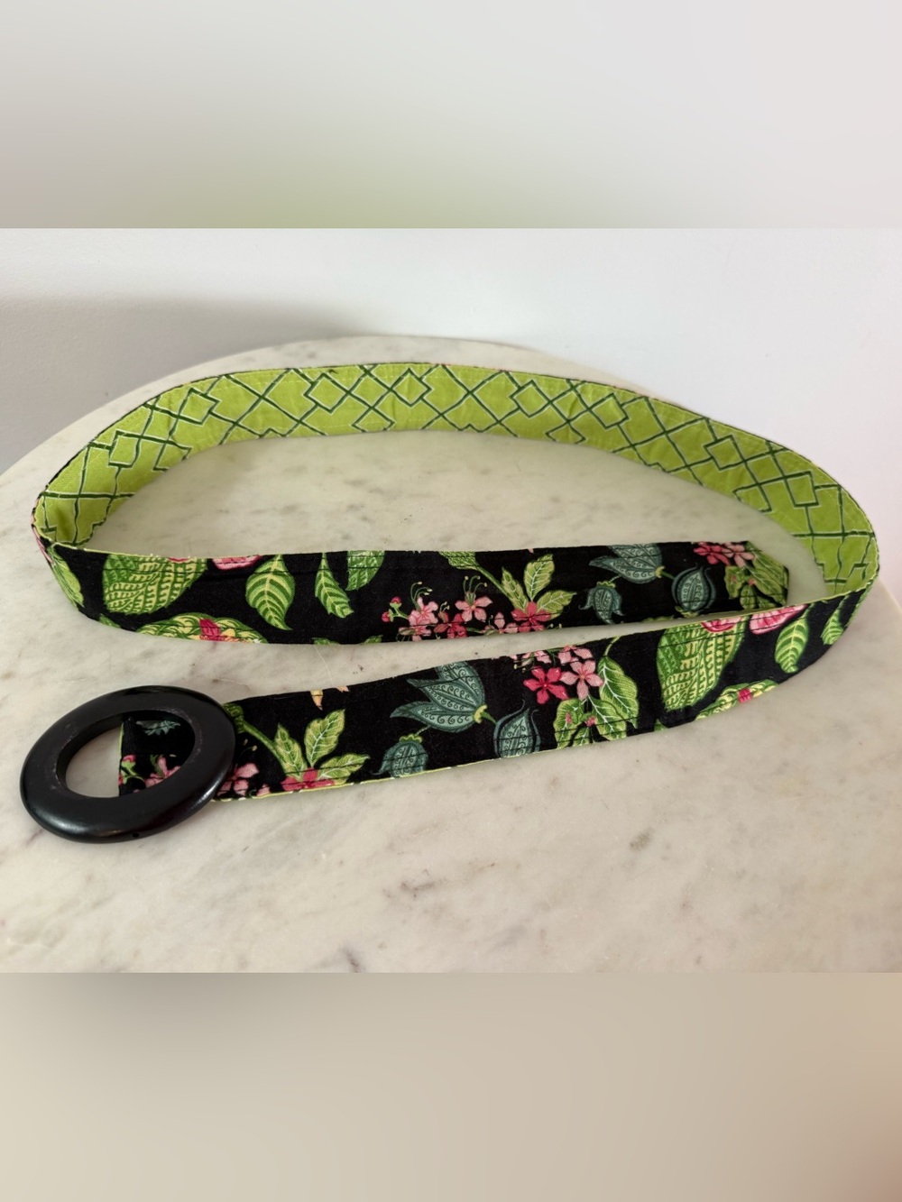 Vintage Vera Bradley Botanica Floral Belt 44 inches Double Sided